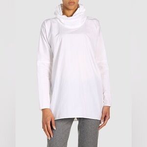 Yigal Azrouel white cotton tunic top size 0